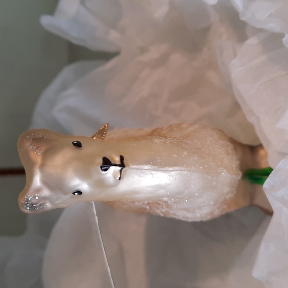 Llama Old World Christmas Glass Ornament Farm Animal Farmer Keepsake - Picture 2 of 6